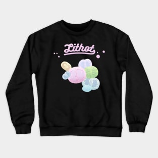 Cute Lithop Plant Mom Lithot Pun Funny Crewneck Sweatshirt